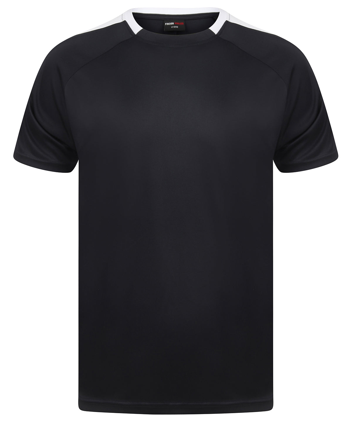 Personalised T-Shirts - Black Finden & Hales Unisex team t-shirt