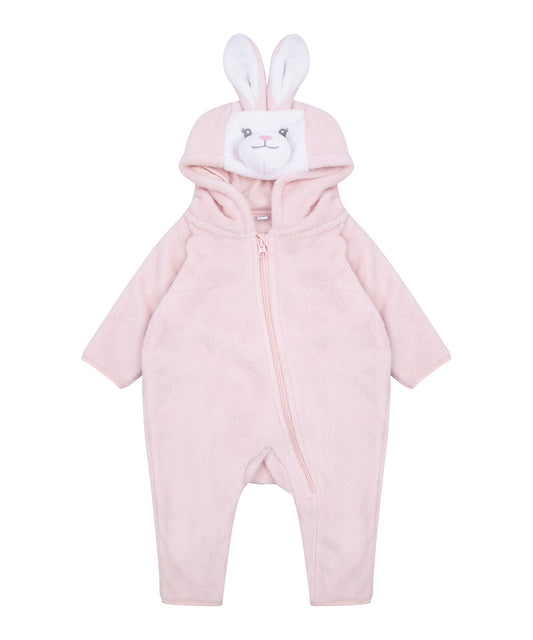 Personalised Onesies - Light Pink Larkwood Rabbit all-in-one