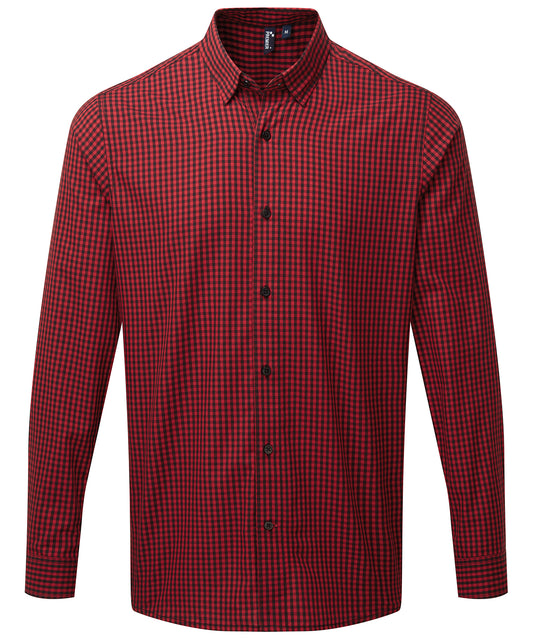 Personalised Shirts - Check Premier Maxton check long sleeve shirt