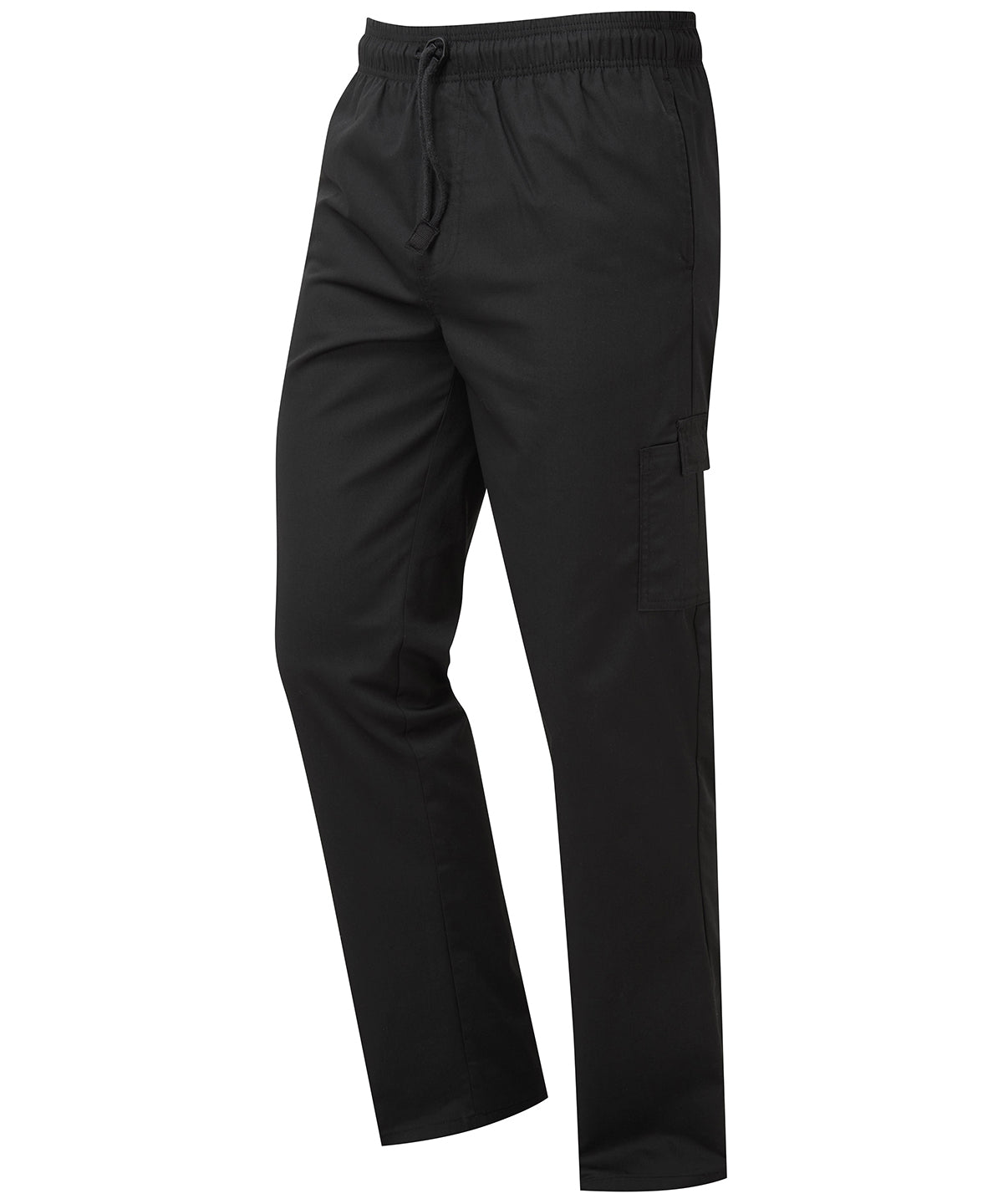 Personalised Trousers - Black Premier Chef's essential cargo pocket trousers