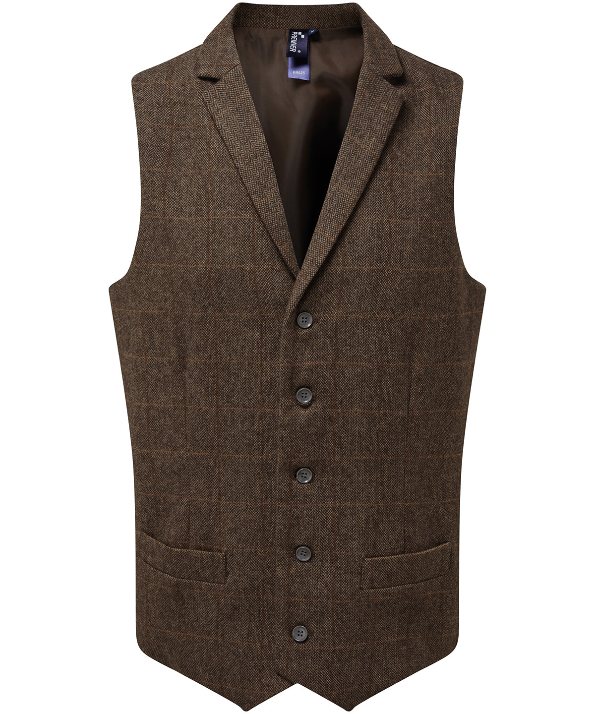 Personalised Waistcoats - Check Premier Herringbone waistcoat
