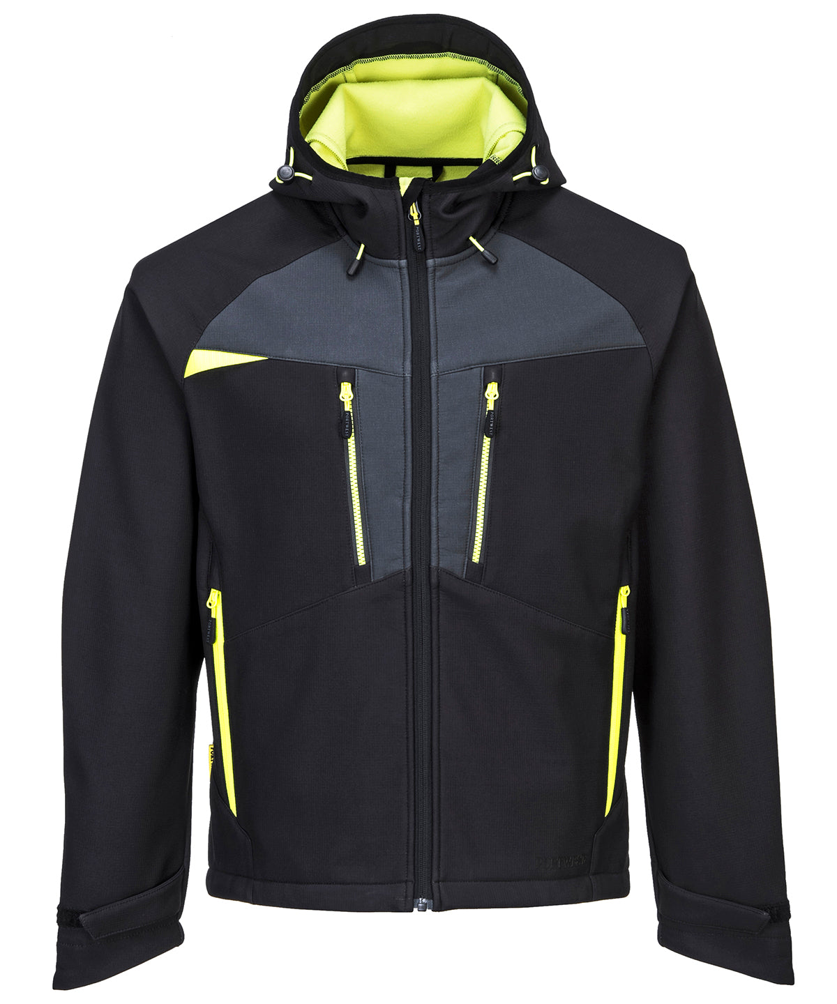 Personalised Jackets - Black Portwest DX4 Softshell jacket (DX474)