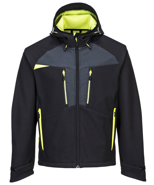 Personalised Jackets - Black Portwest DX4 Softshell jacket (DX474)