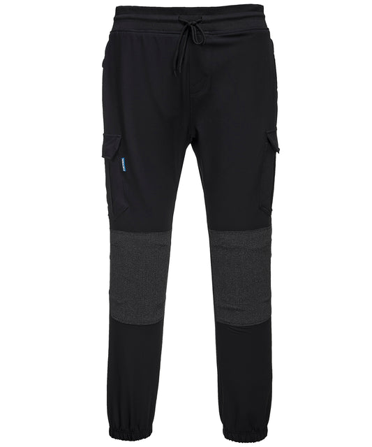 Personalised Trousers - Black Portwest KX3 Flexi trouser (T803) slim fit