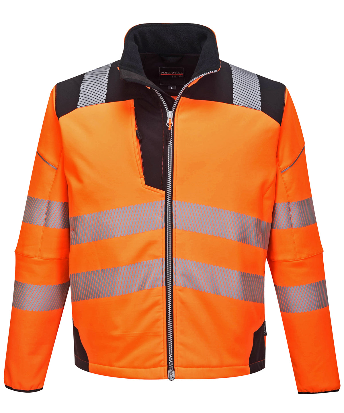 Personalised Jackets - Mid Orange Portwest PW3 Hi-vis softshell jacket (T402)