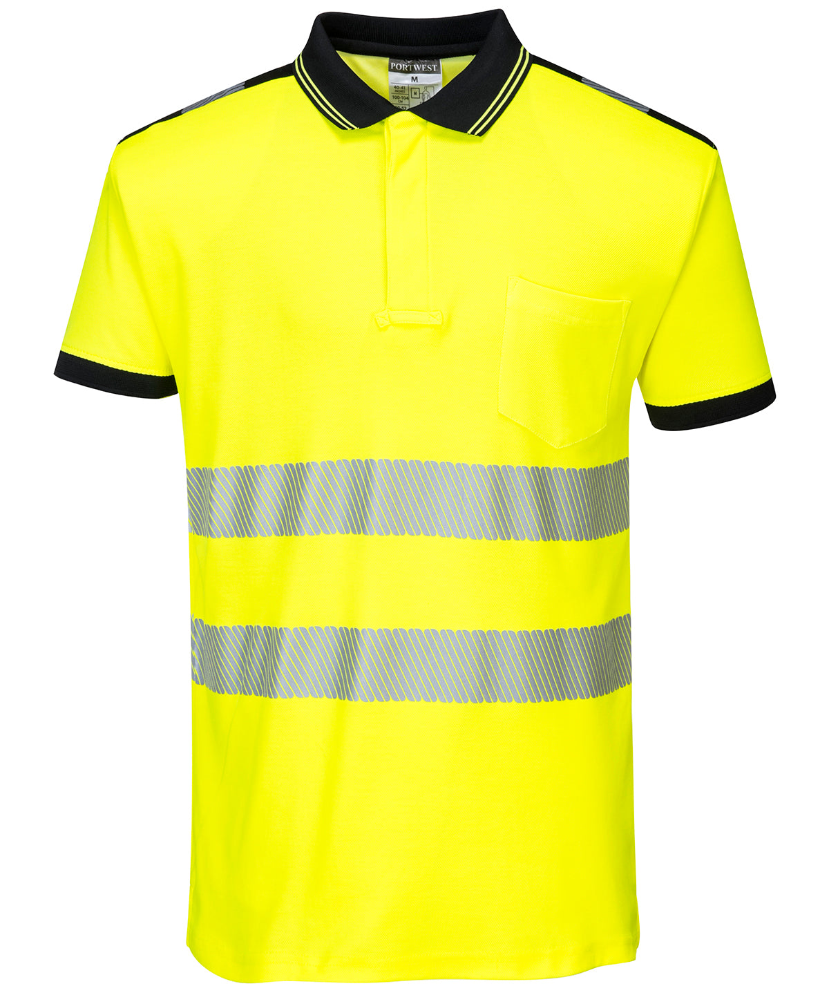 Personalised Polo Shirts - Mid Orange Portwest PW3 Hi-vis polo shirt (T180)