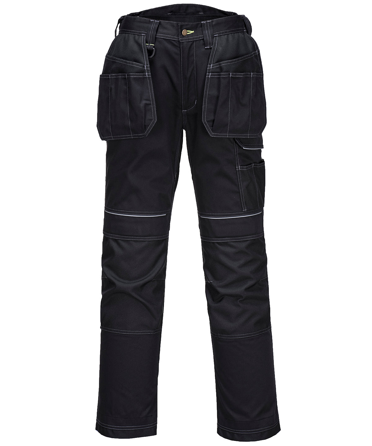 Personalised Trousers - Black Portwest PW3 Holster work trousers (T602) regular fit
