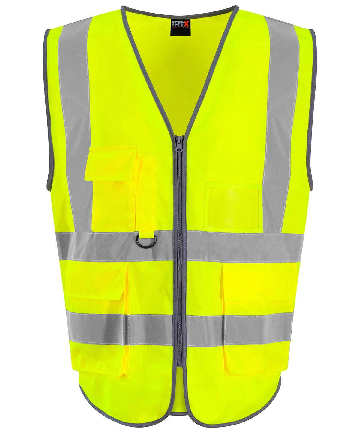 Personalised Safety Vests - Neon Orange ProRTX High Visibility Executive waistcoat
