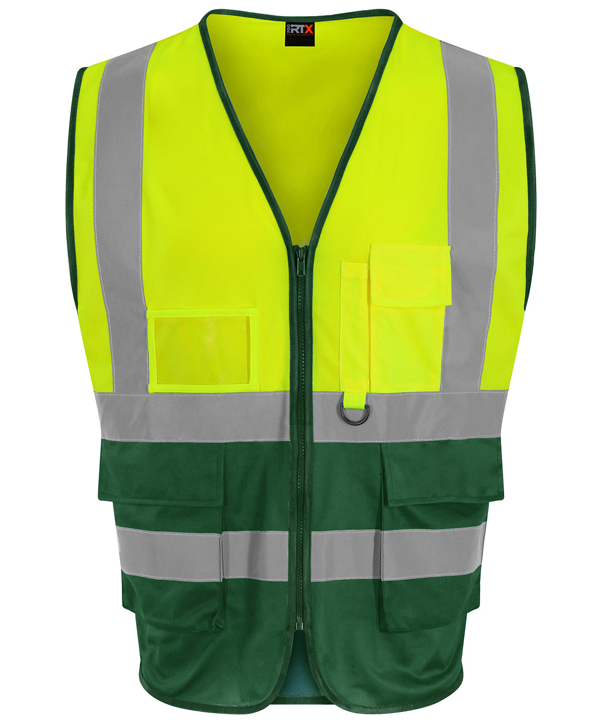 Personalised Safety Vests - Neon Orange ProRTX High Visibility Executive waistcoat