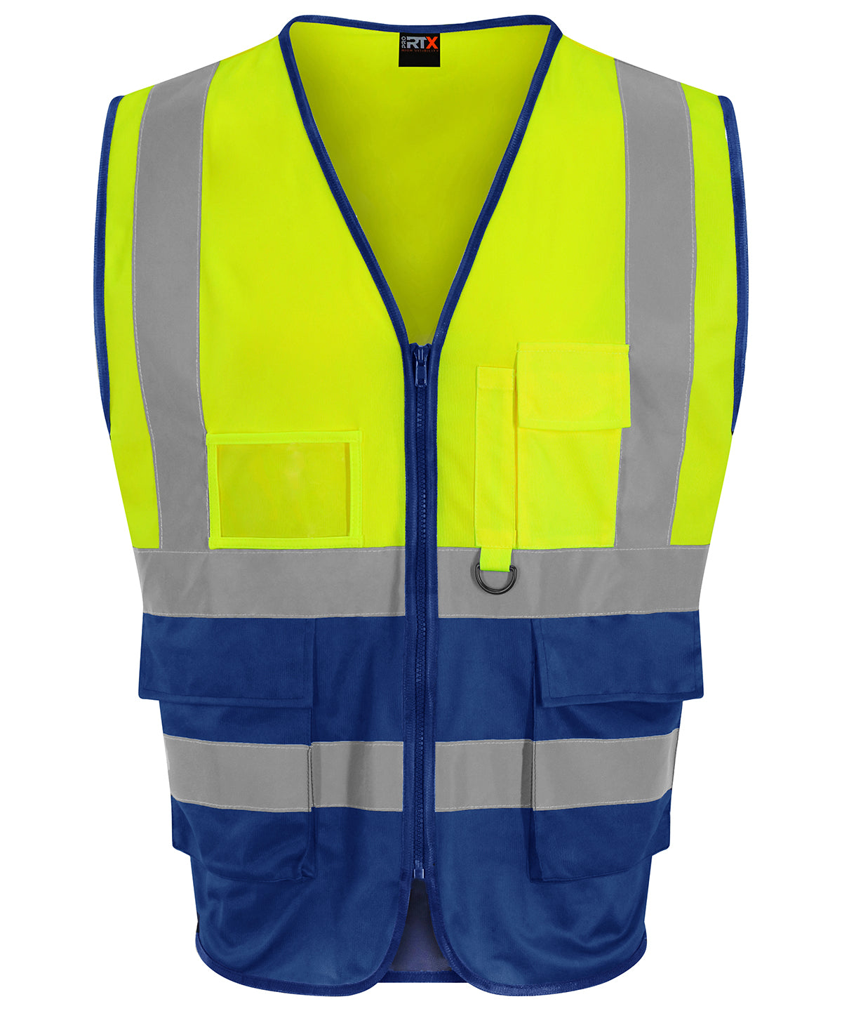 Personalised Safety Vests - Neon Orange ProRTX High Visibility Executive waistcoat