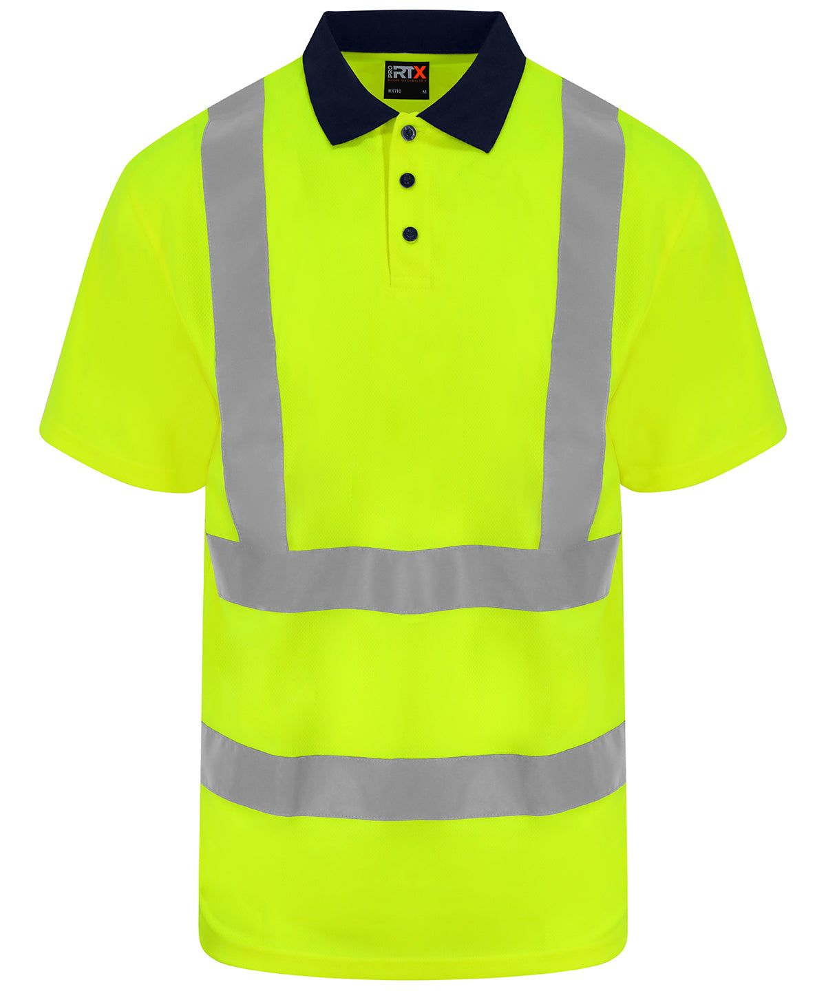 Personalised Polo Shirts - Neon Orange ProRTX High Visibility High visibility polo
