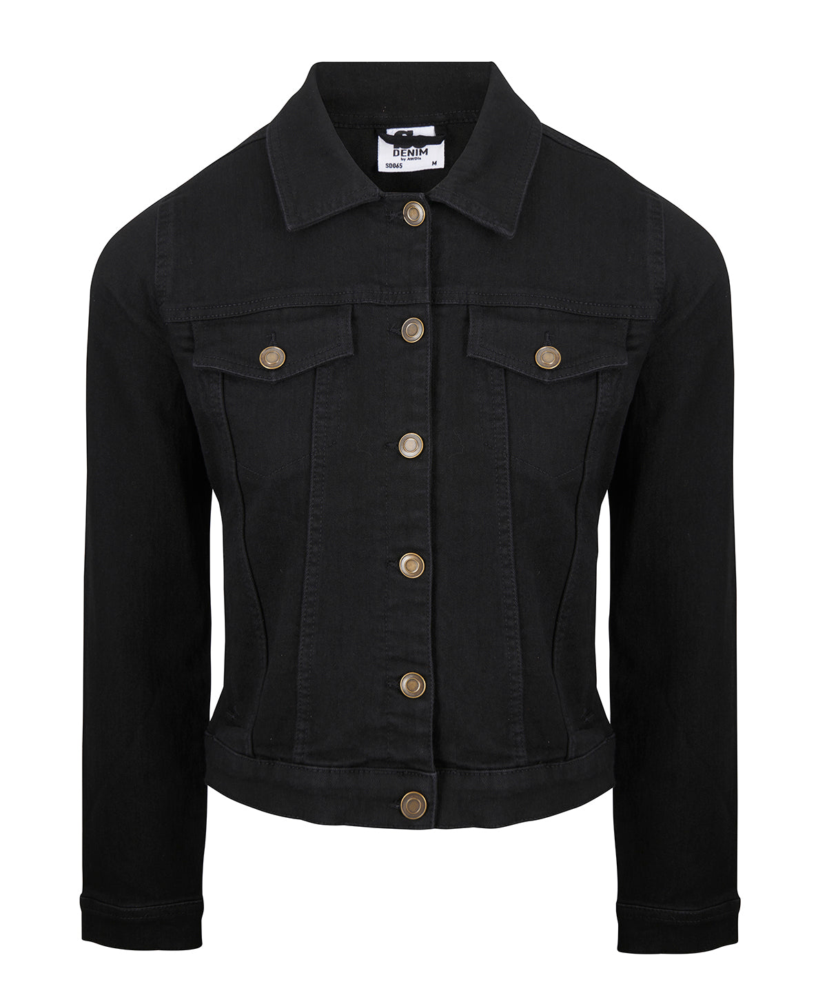 Personalised Jackets - Black AWDis So Denim Women's Olivia denim jacket