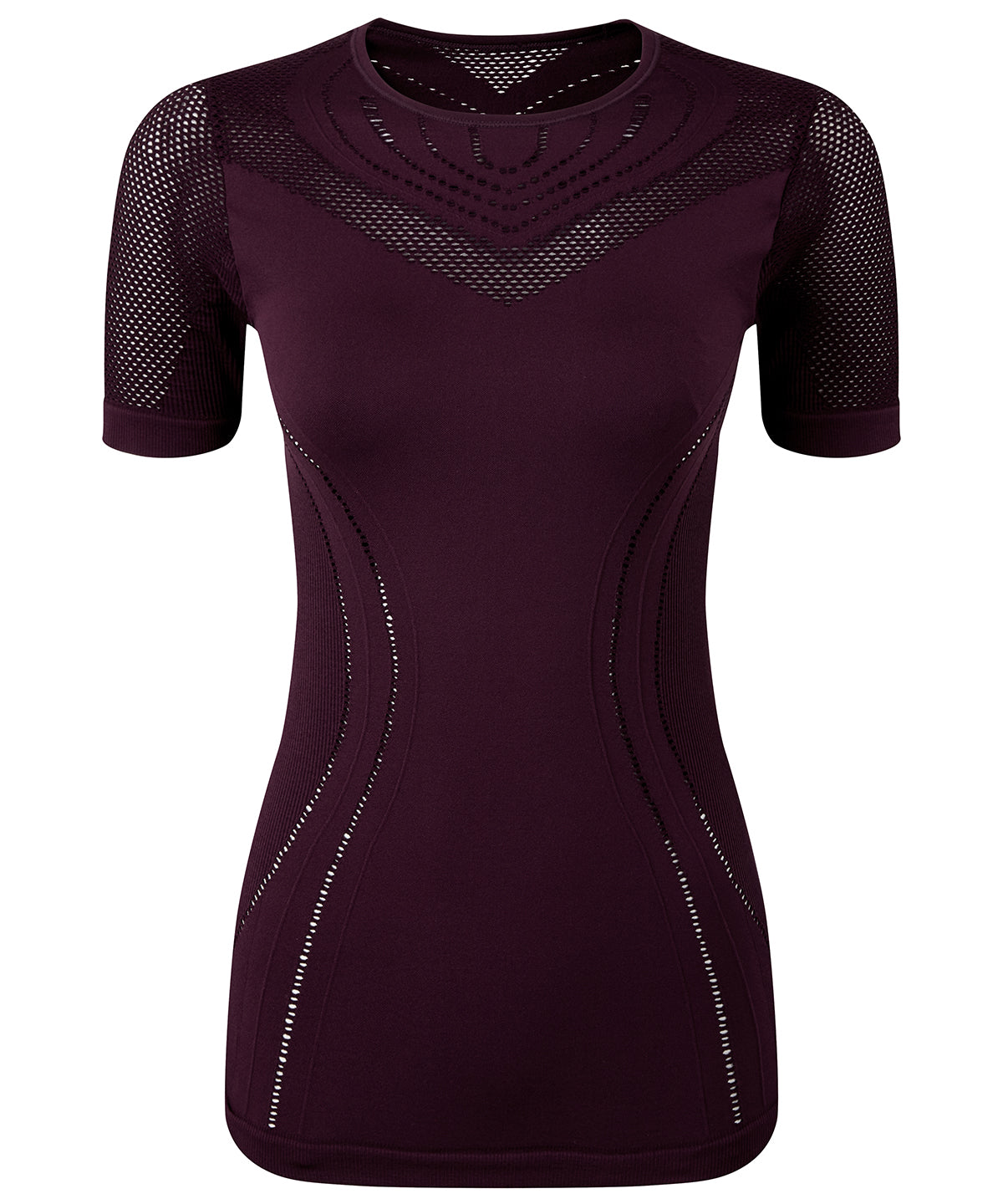 Personalised T-Shirts - Black TriDri® Women's TriDri® seamless '3D fit' multi-sport reveal sports top