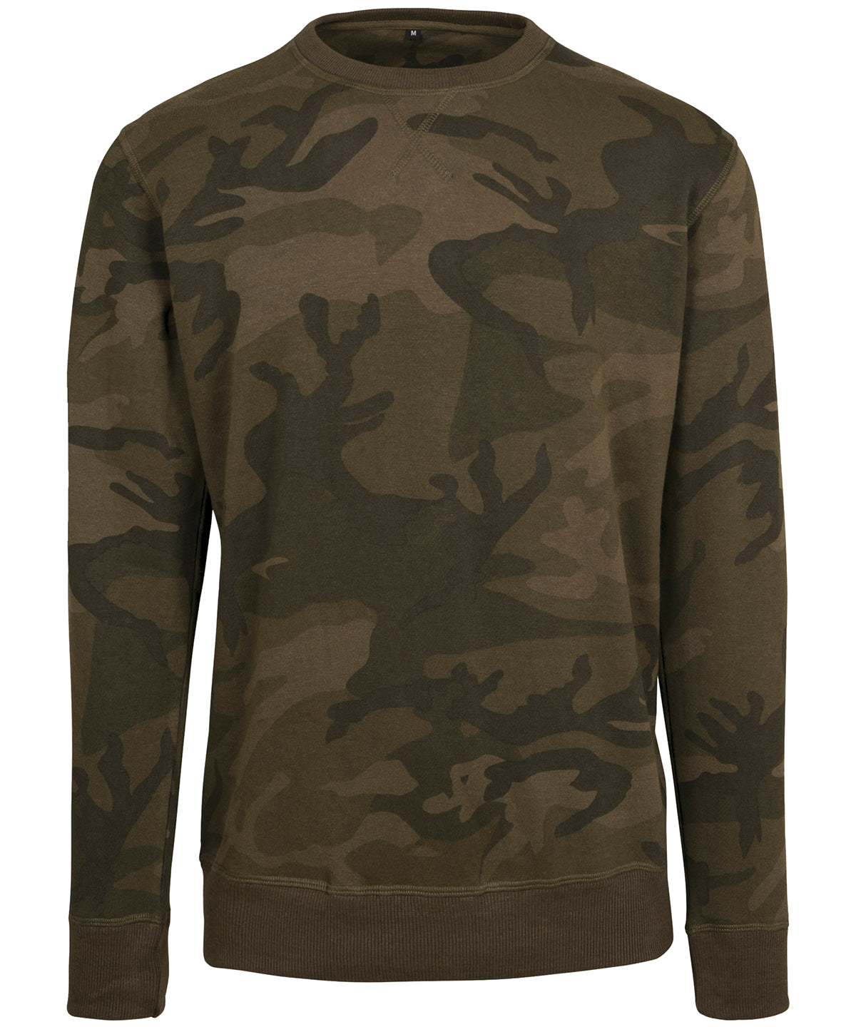 Personalised Sweatshirts - Camouflage Build Your Brand Camo crew neck