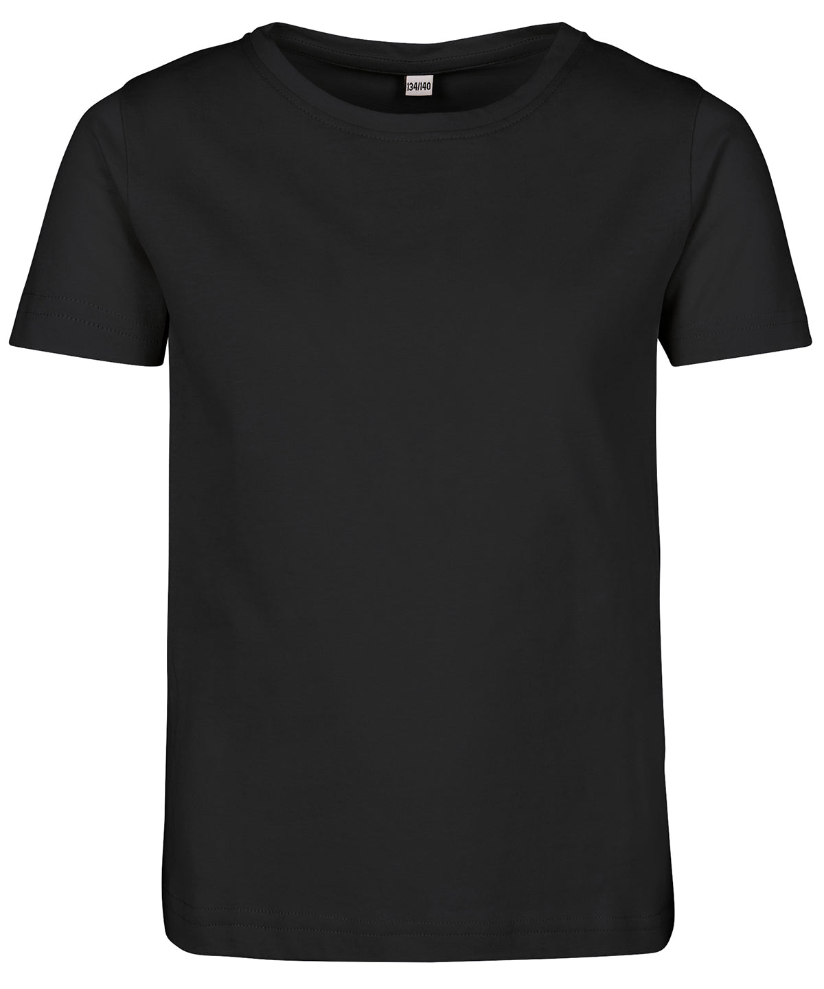 Personalised T-Shirts - Black Build Your Brand Girls short sleeve tee