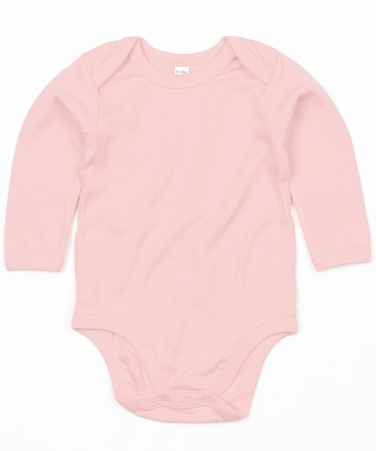 Personalised Bodysuits - Light Blue Babybugz Baby organic long sleeve bodysuit