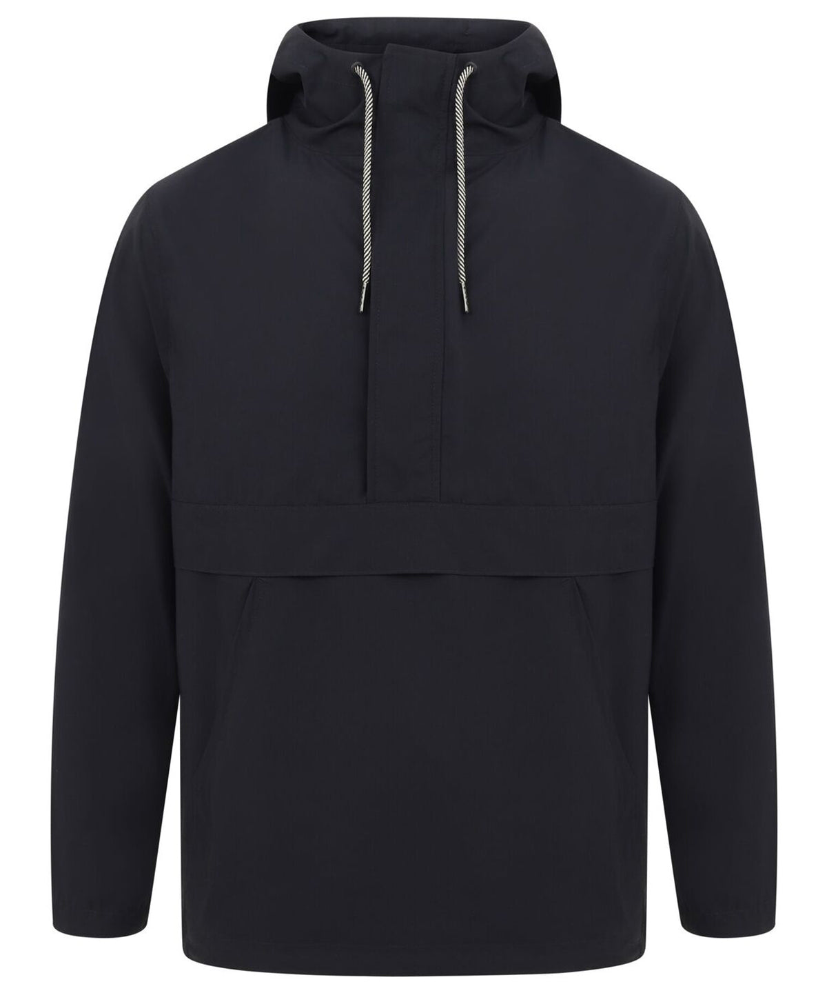 Personalised Jackets - Black Front Row Pullover half-zip jacket