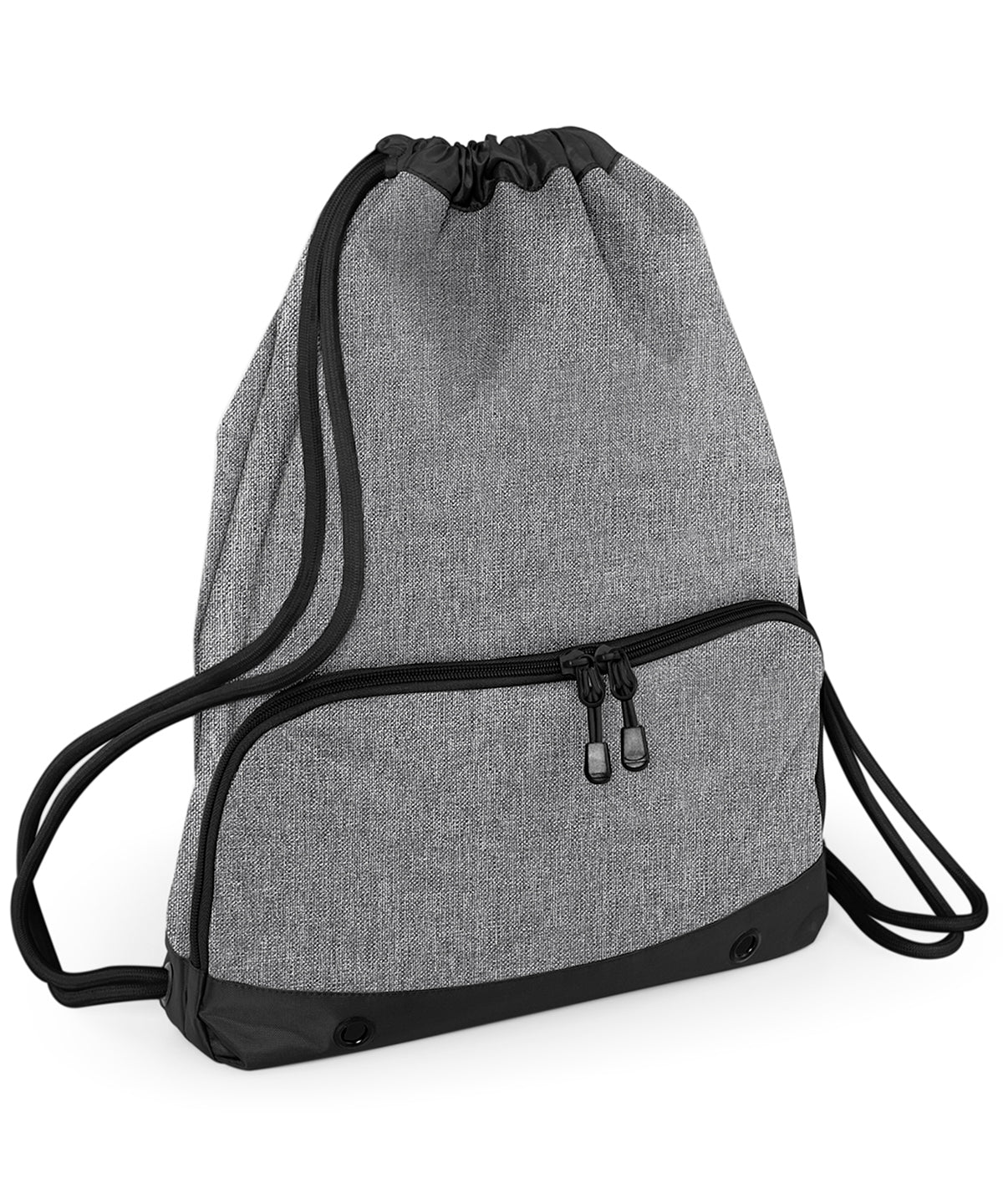 Personalised Bags - Heather Grey Bagbase Athleisure gymsac