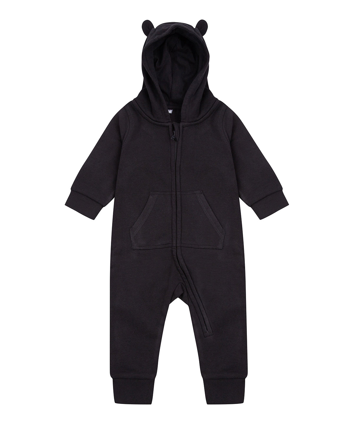 Personalised Onesies - Black Larkwood Fleece all-in-one