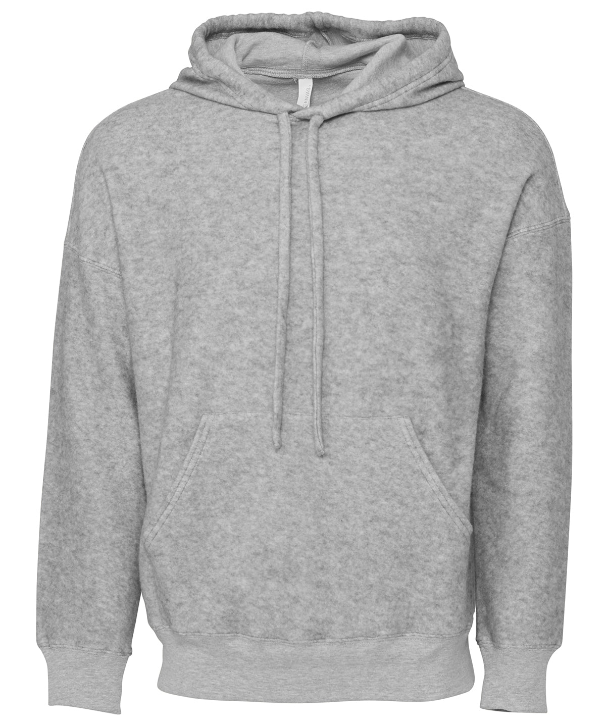 Personalised Hoodies - Heather Grey Bella Canvas Unisex sueded fleece pullover hoodie