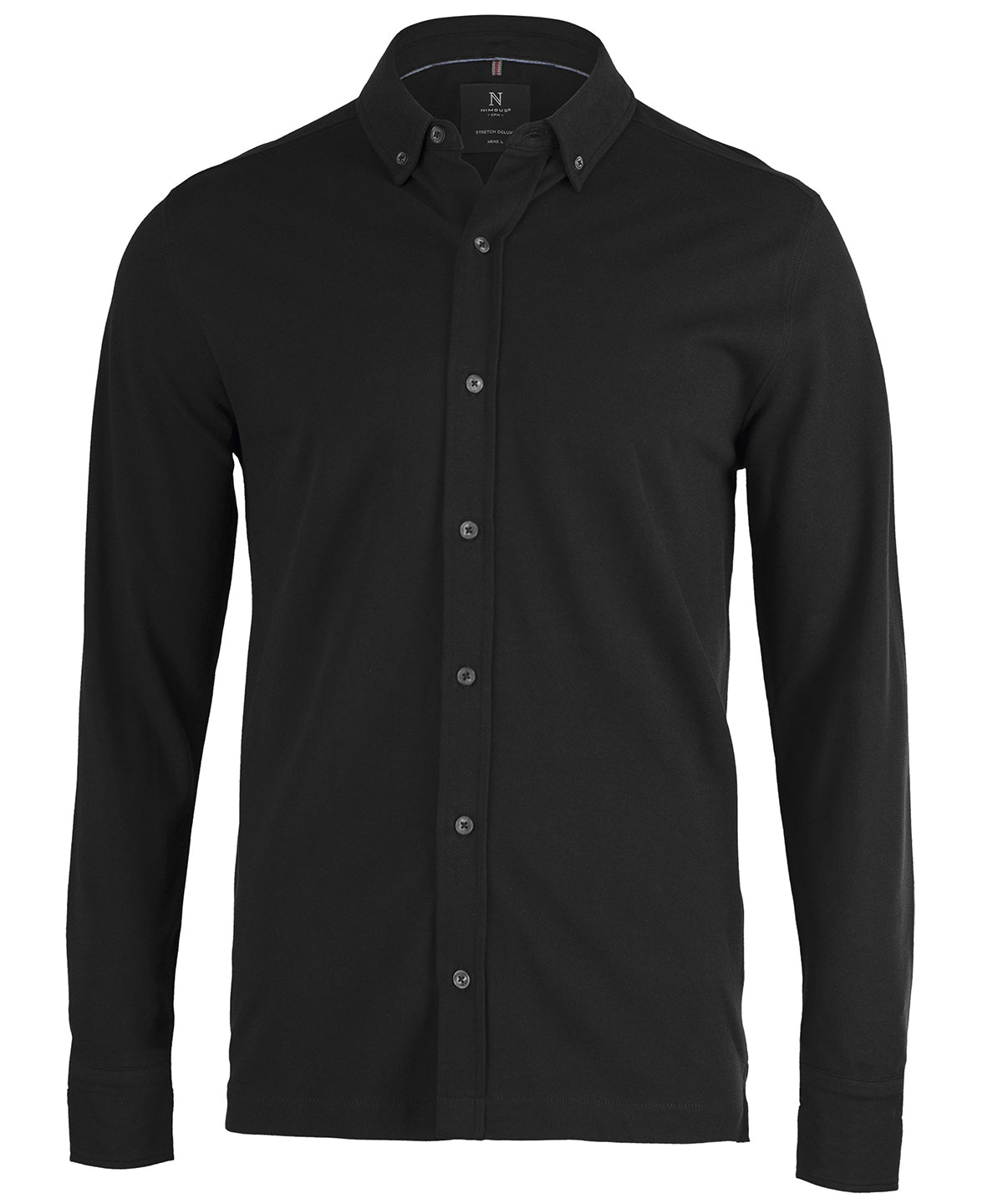 Personalised Shirts - Black Nimbus Kingston – stretch deluxe piqué shirt
