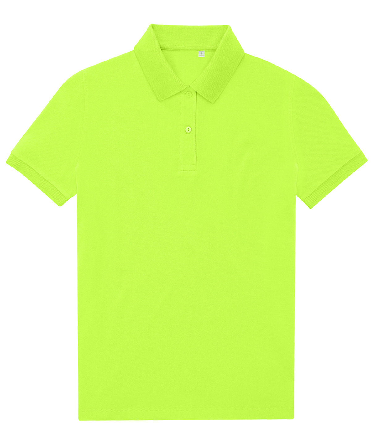 Personalised Polo Shirts - Mid Yellow B&C Collection B&C My Eco Polo 65/35 /Women