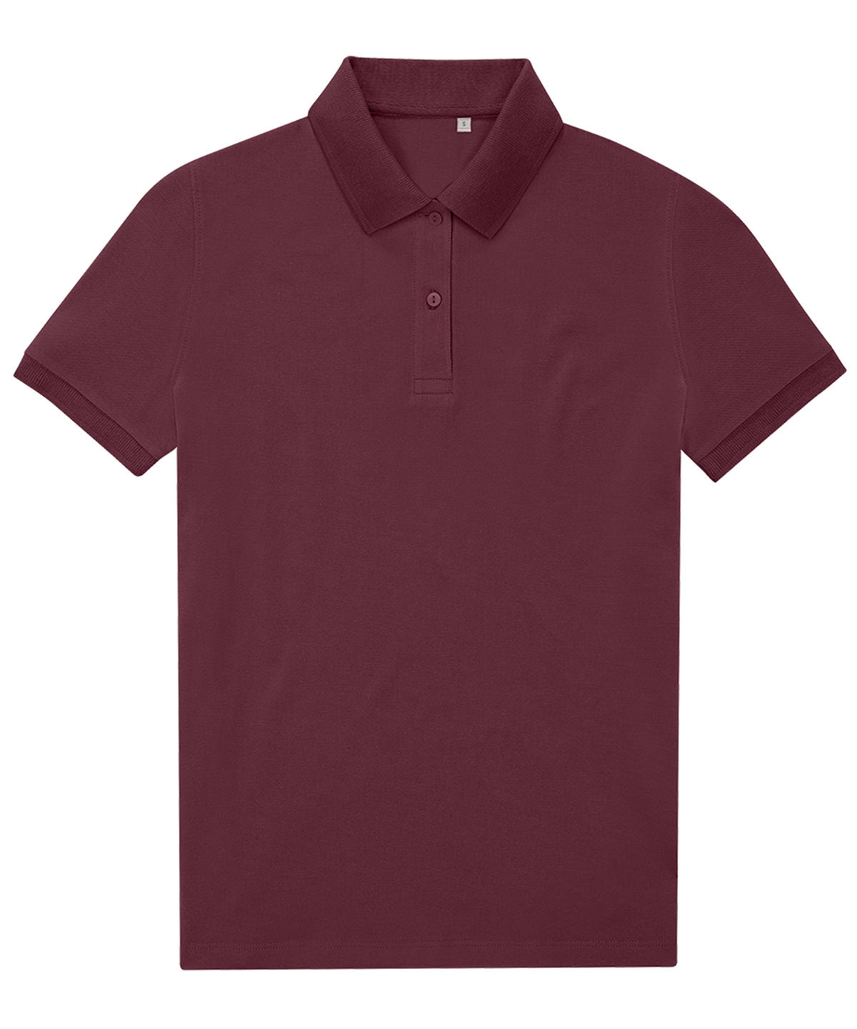 Personalised Polo Shirts - Mid Yellow B&C Collection B&C My Eco Polo 65/35 /Women