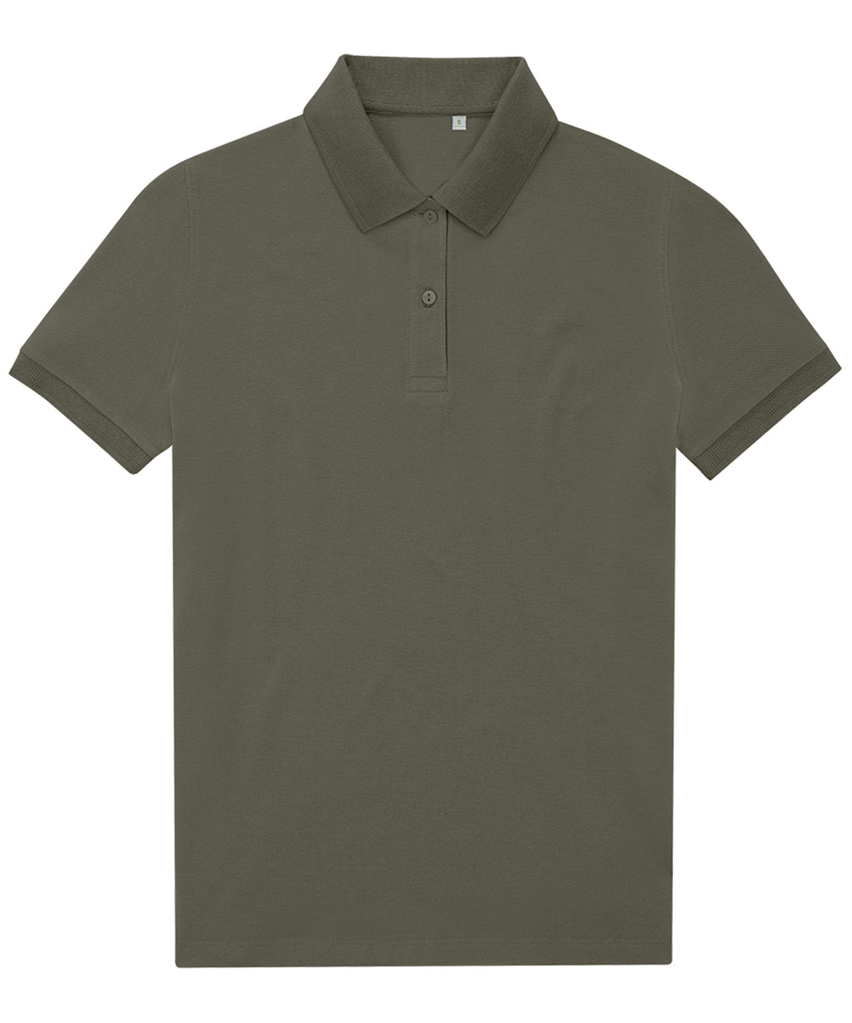 Personalised Polo Shirts - Mid Yellow B&C Collection B&C My Eco Polo 65/35 /Women