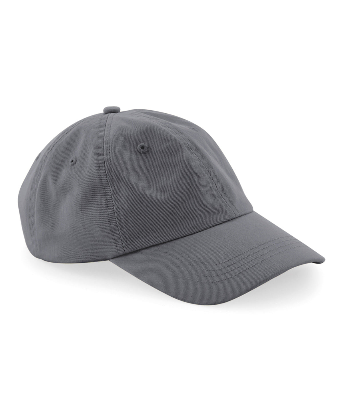 Personalised Caps - Dark Grey Beechfield Organic cotton 6-panel dad cap