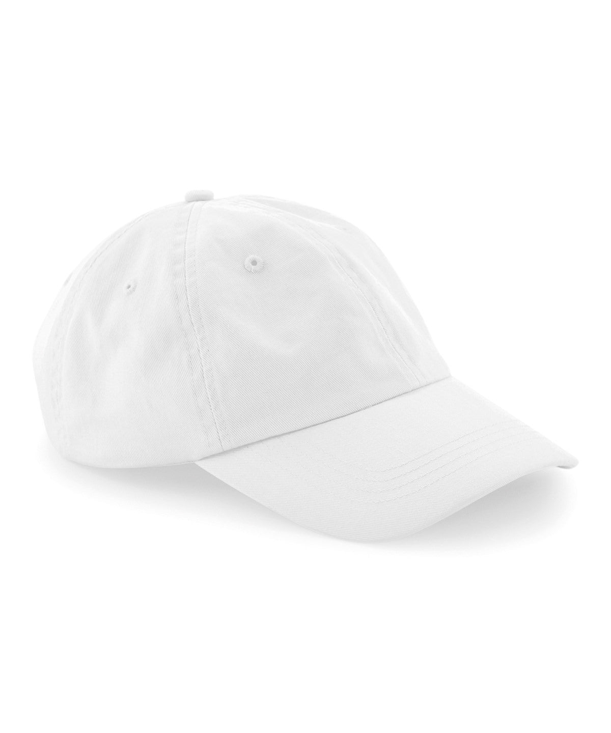 Personalised Caps - White Beechfield Organic cotton 6-panel dad cap