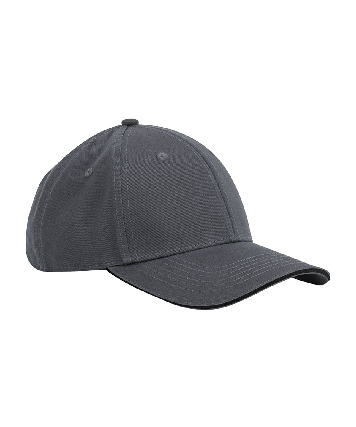 Personalised Caps - Beechfield EarthAware® classic organic cotton 6-panel cap – sandwich peak
