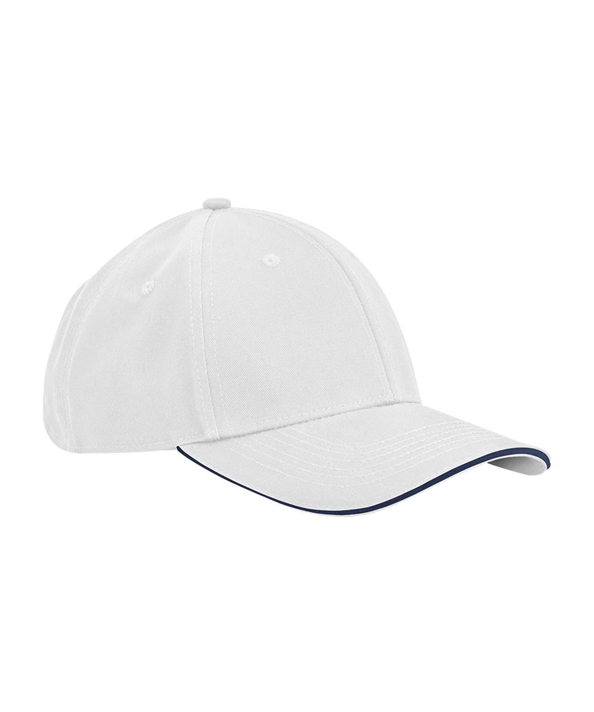 Personalised Caps - Beechfield EarthAware® classic organic cotton 6-panel cap – sandwich peak