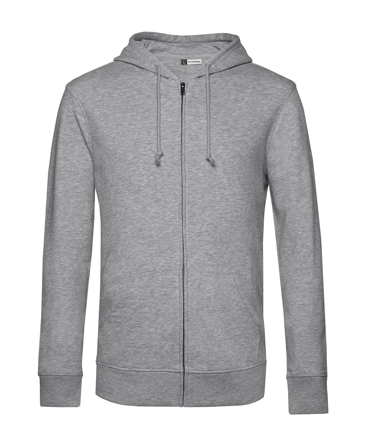 Personalised Hoodies - Dark Grey B&C Collection B&C Inspire Zipped Hood