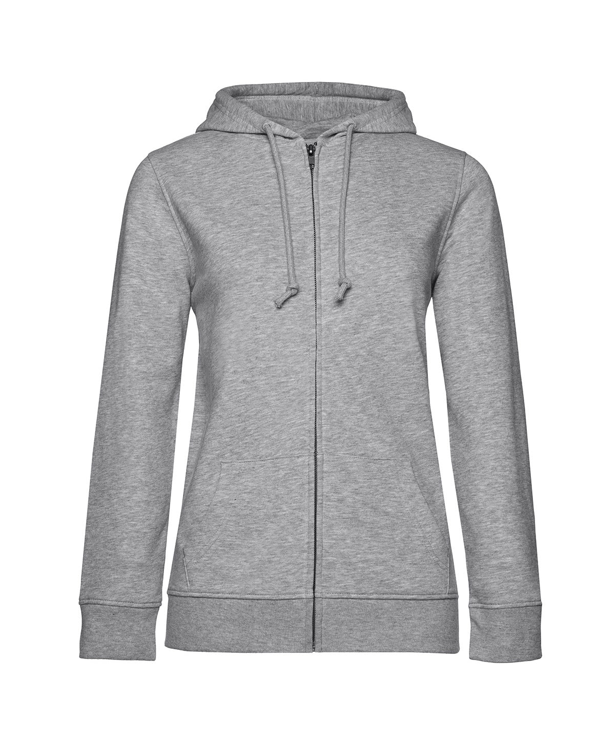 Personalised Hoodies - Dark Grey B&C Collection B&C Inspire Zipped Hood /women
