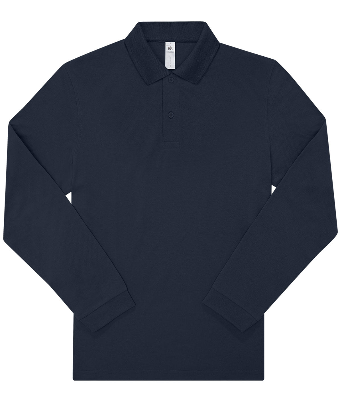 Personalised Polo Shirts - Black B&C Collection B&C My Polo 210 LSL