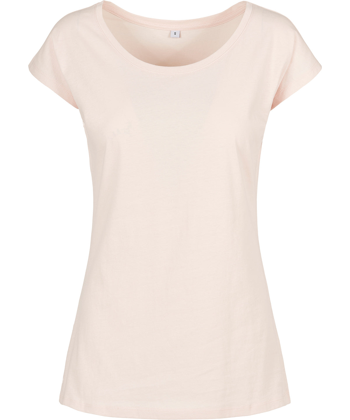 Personalised T-Shirts - Natural Build Your Brand Basic Women's wide neck tee