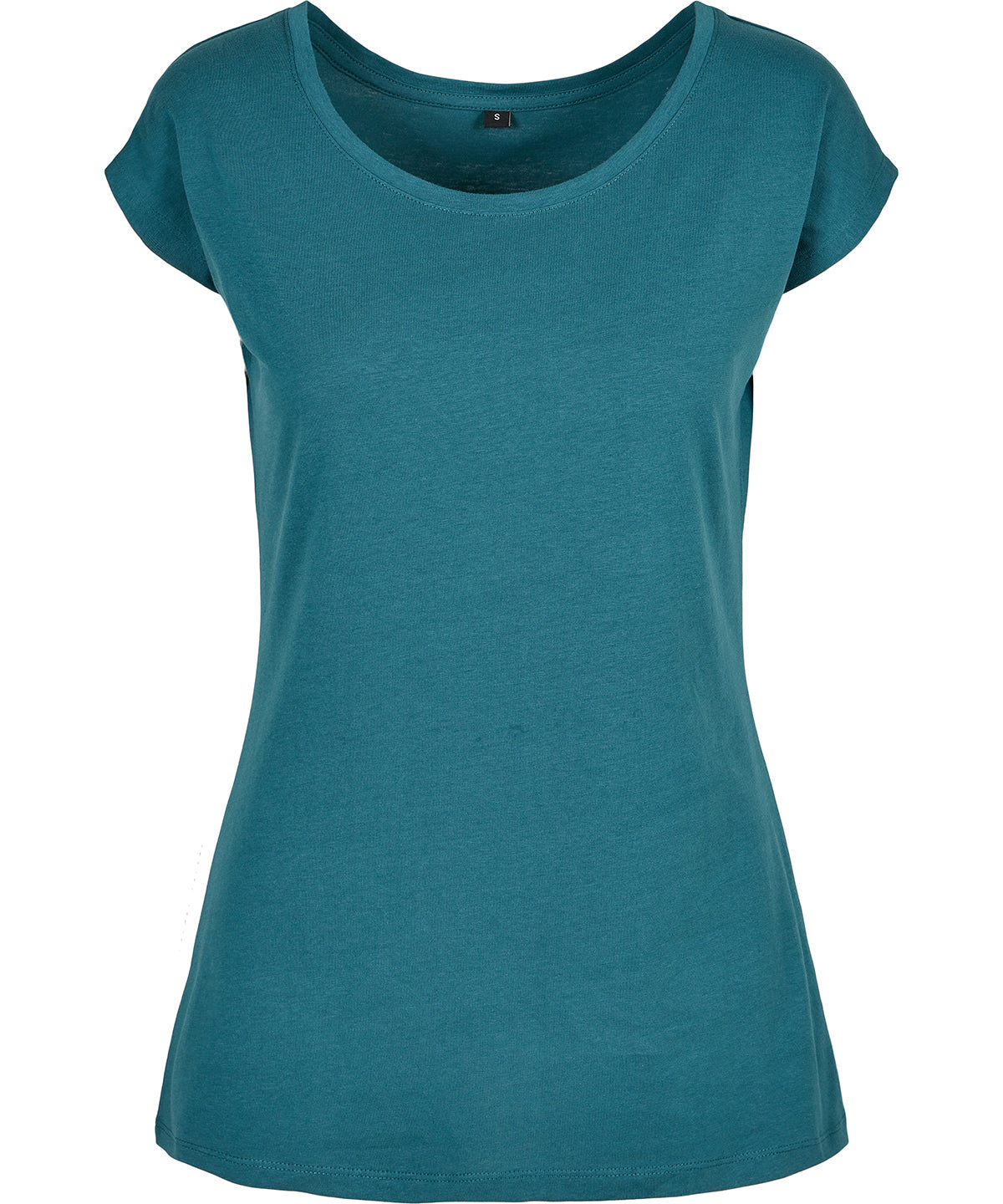 Personalised T-Shirts - Natural Build Your Brand Basic Women's wide neck tee
