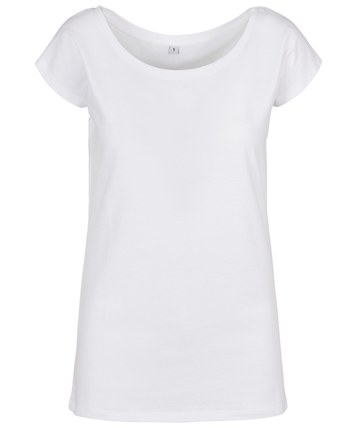 Personalised T-Shirts - Natural Build Your Brand Basic Women's wide neck tee