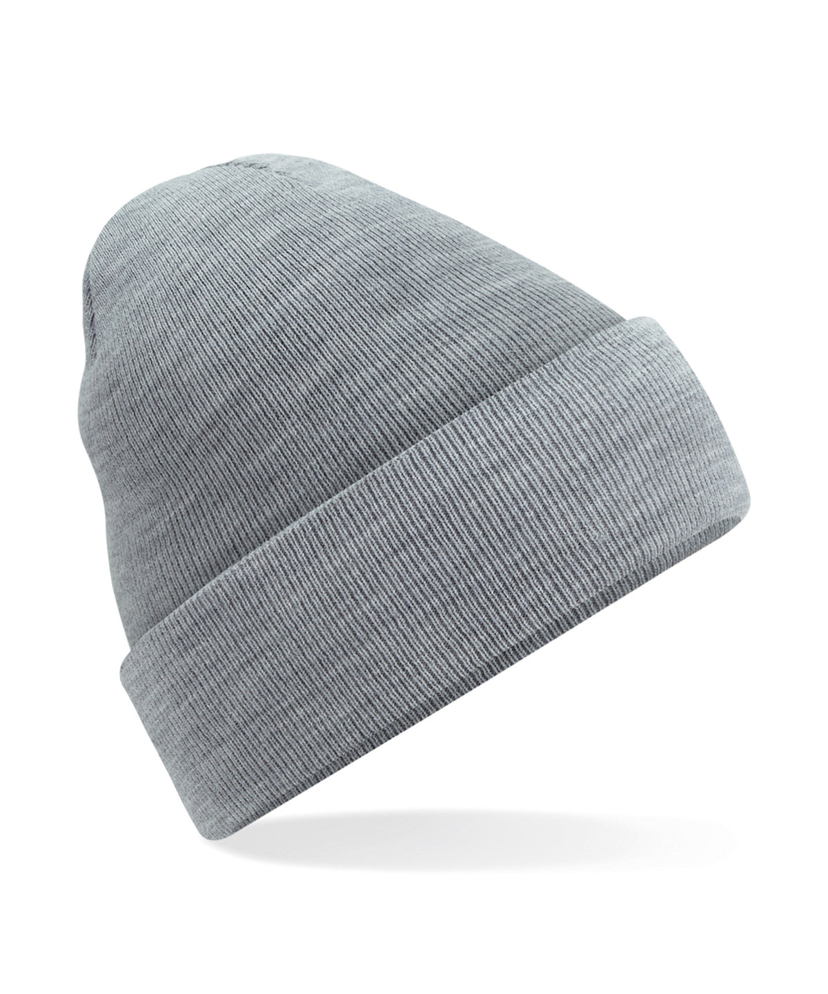Personalised Hats - Mid Grey Beechfield Original cuffed beanie