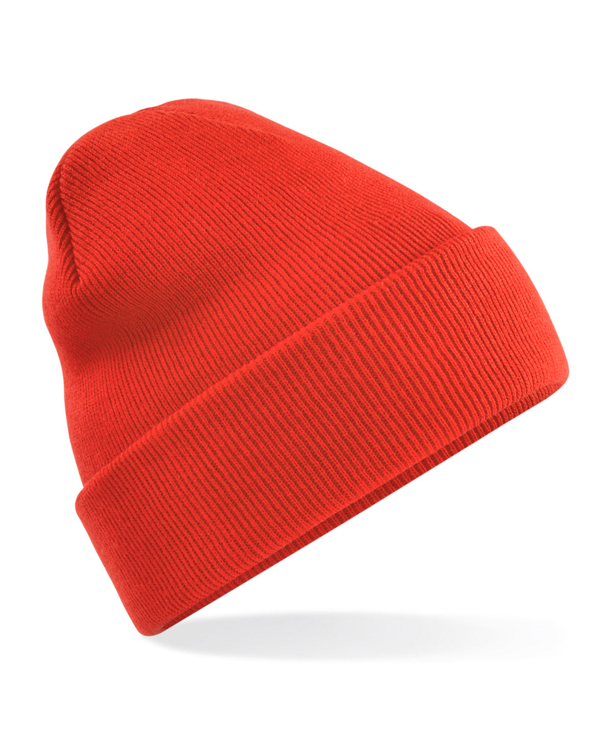 Personalised Hats - Neon Pink Beechfield Original cuffed beanie