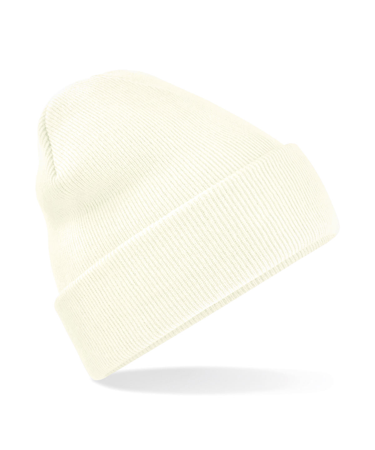 Personalised Hats - Natural Beechfield Original cuffed beanie