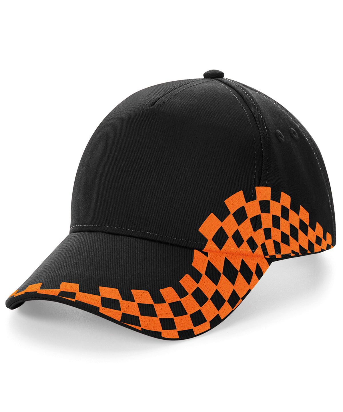 Personalised Caps - Black Beechfield Grand Prix cap