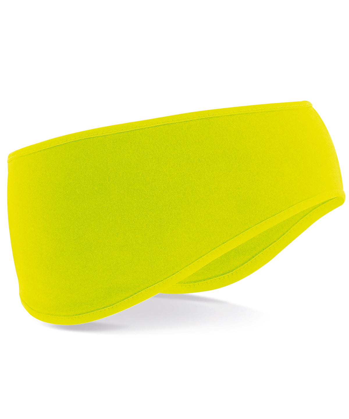 Personalised Headbands - Neon Yellow Beechfield Softshell sports tech headband