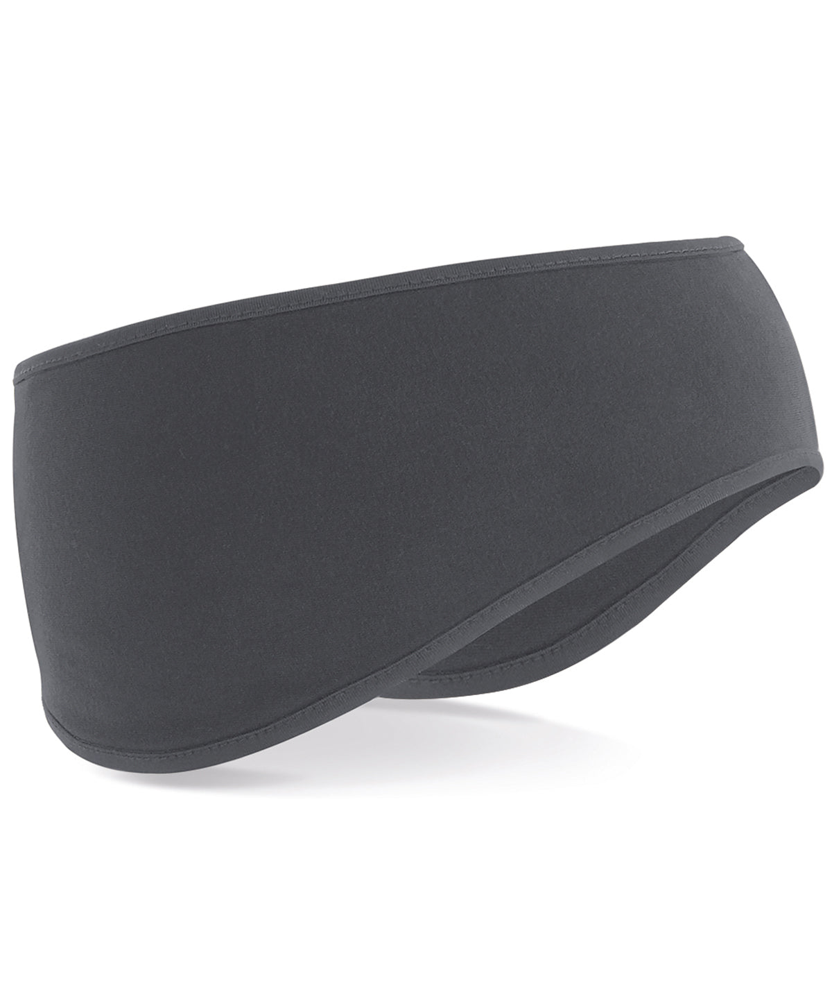 Personalised Headbands - Dark Grey Beechfield Softshell sports tech headband