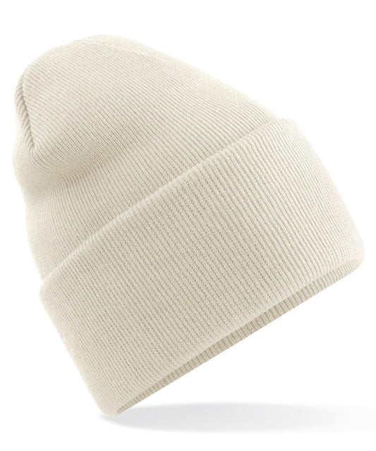 Personalised Hats - Light Brown Beechfield Original deep-cuffed beanie