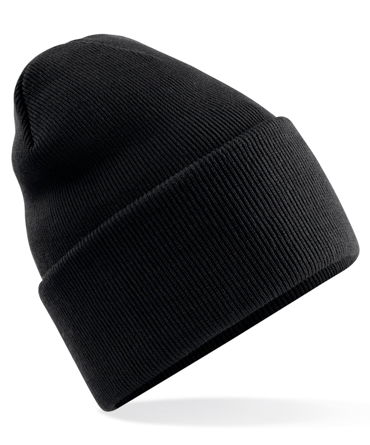Personalised Hats - Black Beechfield Original deep-cuffed beanie