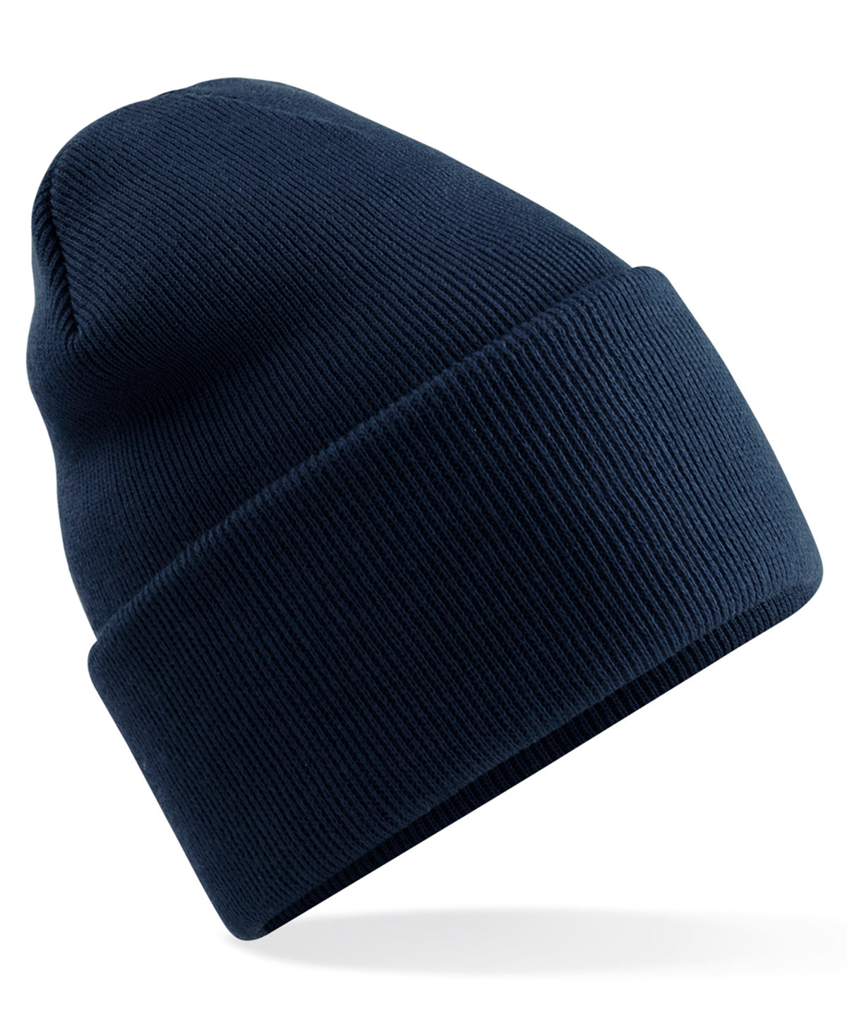 Personalised Hats - Navy Beechfield Original deep-cuffed beanie