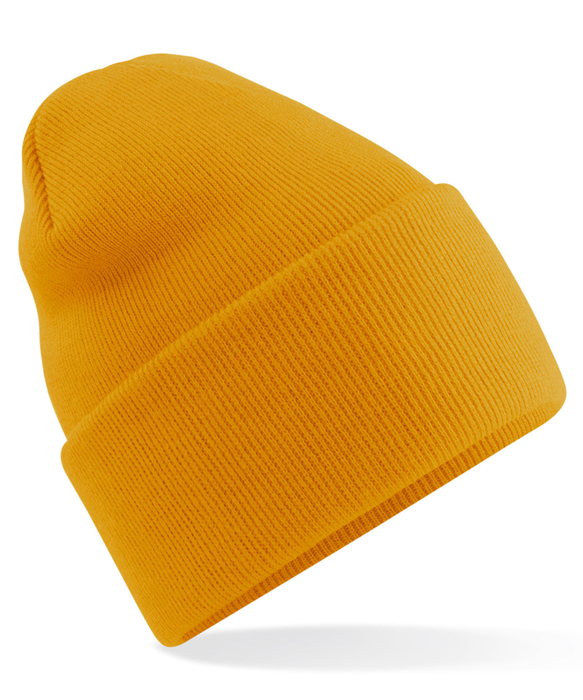 Personalised Hats - Dark Yellow Beechfield Original deep-cuffed beanie