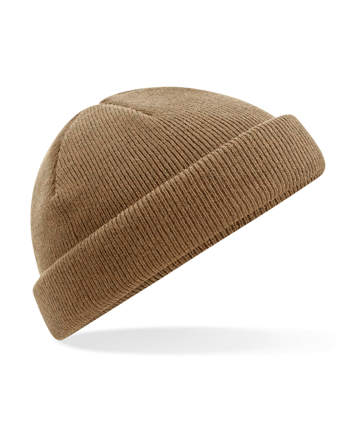 Personalised Hats - Light Brown Beechfield Recycled mini fisherman beanie