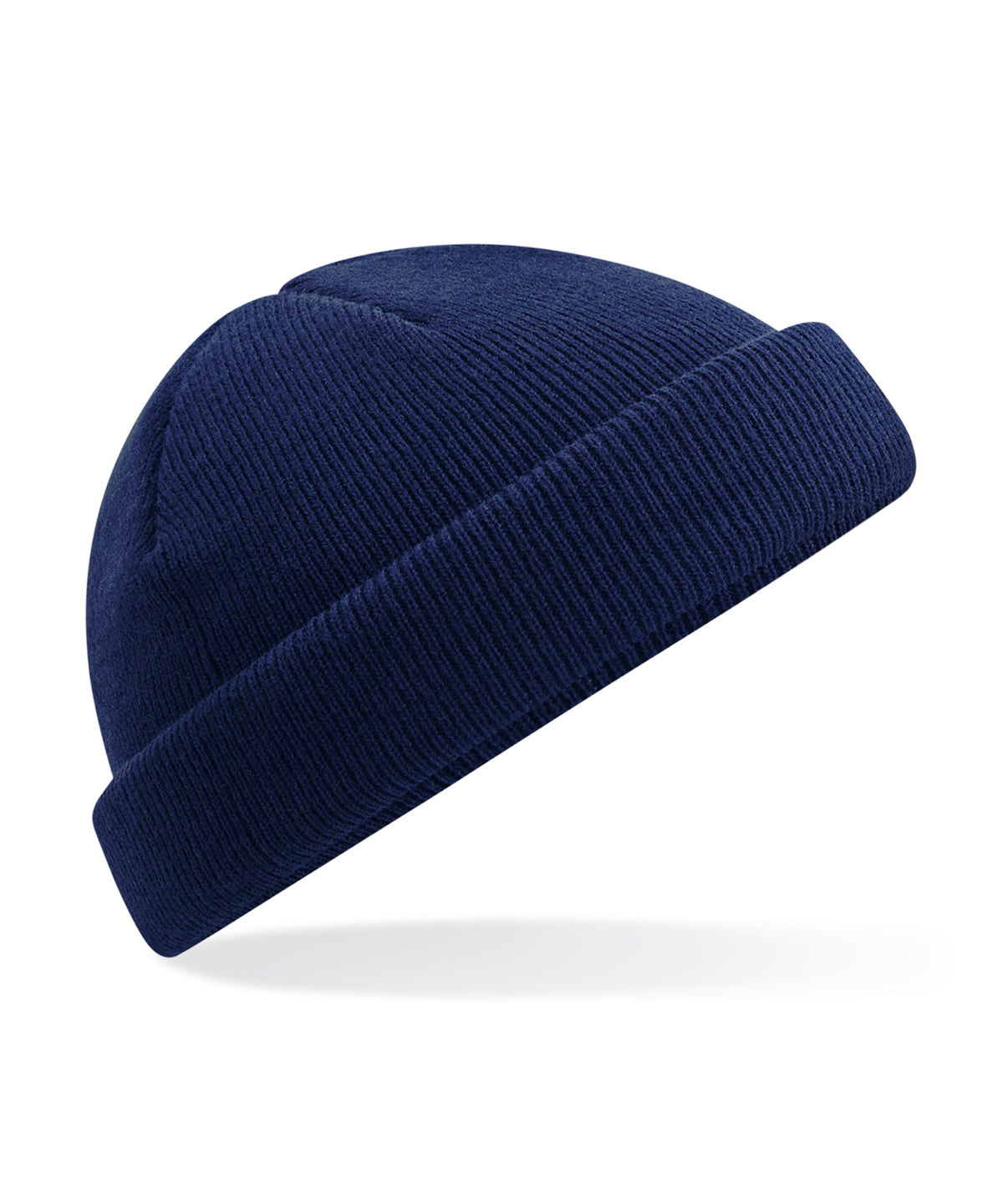 Personalised Hats - Navy Beechfield Recycled mini fisherman beanie